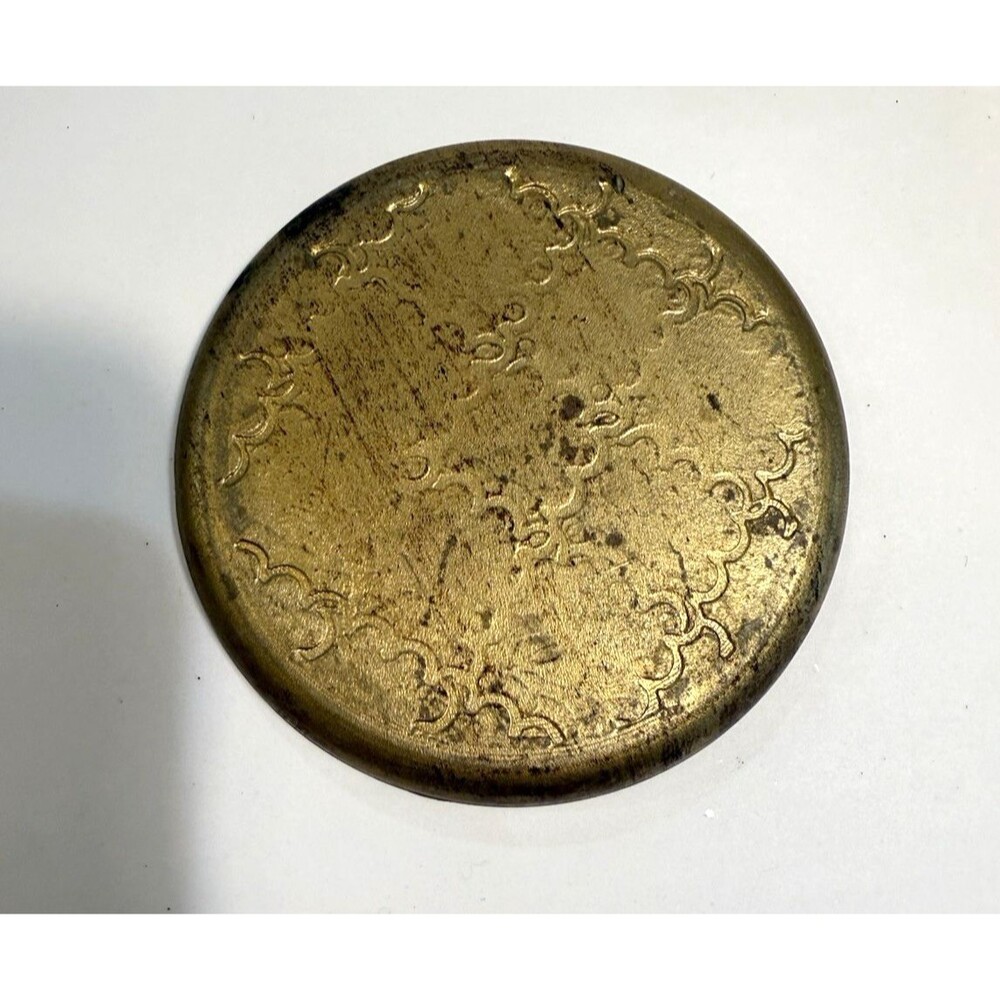 Vtg Italian Gold Florentine Wood Serving Tray Red Blue Toleware 11" Hand painted - Picture 14 of 15